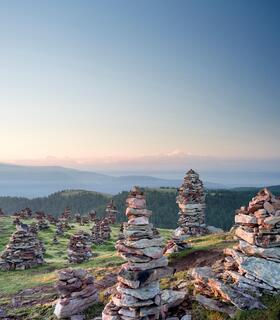 The Stone Men at sunrise