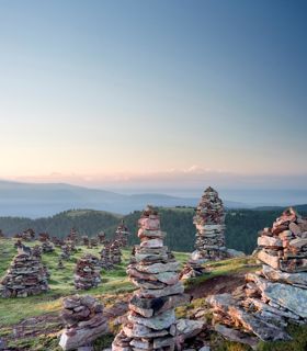 The Stone Men at sunrise