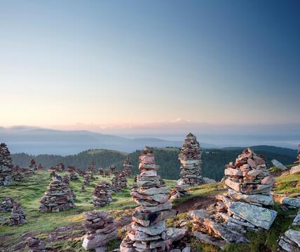 The Stone Men at sunrise