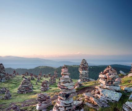 The Stone Men at sunrise