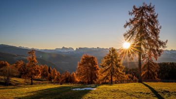 Der Salten bei Sonnenuntergang